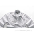 Light Striped Single Pocket Men's Long Sleeved Shirt